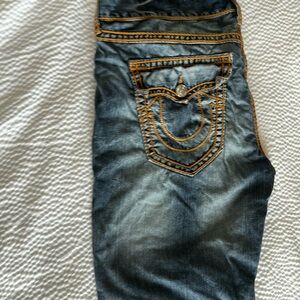 One pair of true religion, men’s jeans, size 44
